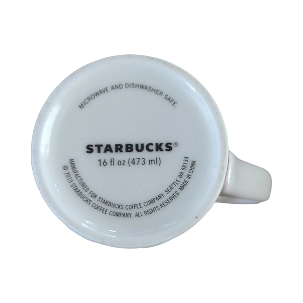 Starbucks 2019 Red and White Striped Mug